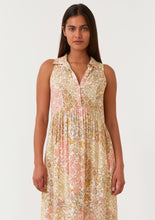 Load image into Gallery viewer, Peach Multi Print Maxi Dress