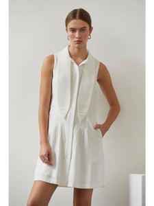 Joelene Button Up Halter Dress