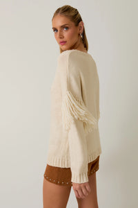 Fringe Sleeve Cardi