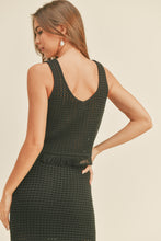 Load image into Gallery viewer, Crochet Knit Tesseled Trim Tank