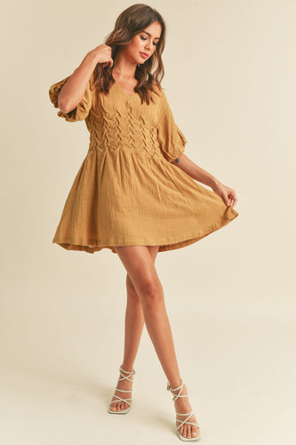 Georgia Gauze Waist Dress