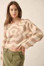 Load image into Gallery viewer, Floral Striped Sweater