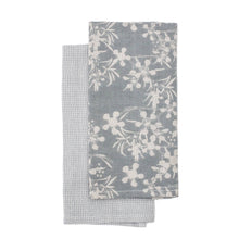 Load image into Gallery viewer, Myrtle Tea Towel set of 2 - Slate