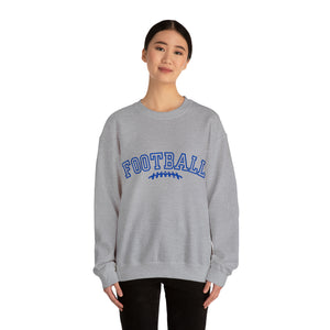 Blue Football Graphic Sweatshirt