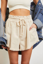 Load image into Gallery viewer, Frayed Hem High Waisted Shorts