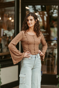 Floral Lace Knit Top