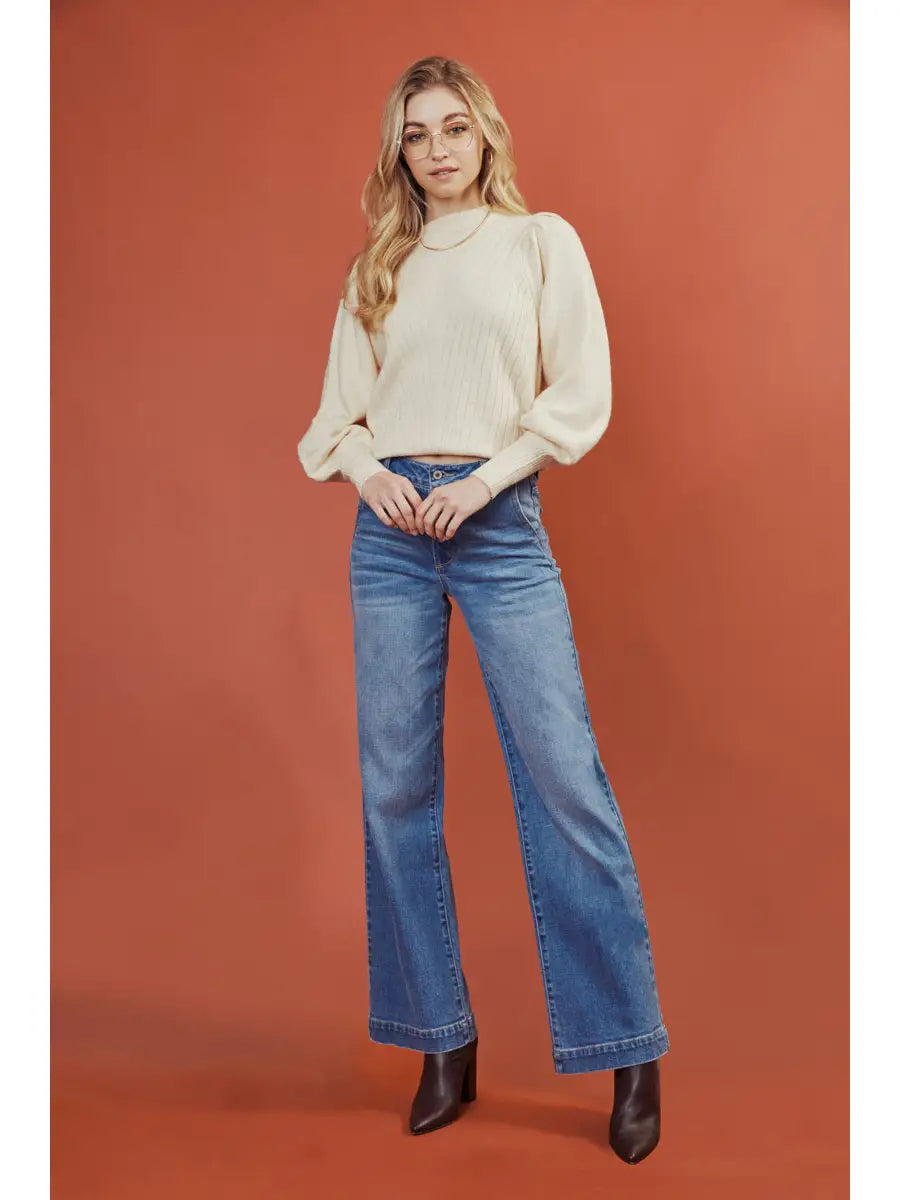 High Rise Trouser Leg