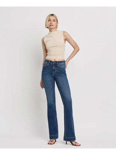 High Rise Bootcut Jeans