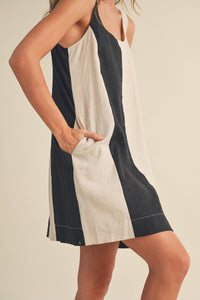 Dayna Color Block Mini Dress