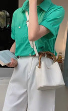 Load image into Gallery viewer, Bamboo Top Handle Crossbody