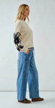 Load image into Gallery viewer, Embroidered Sleeve Sweater