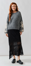 Load image into Gallery viewer, Embroidered Sleeve Sweater