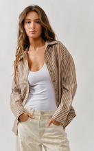 Load image into Gallery viewer, Striped Button Up