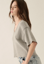 Load image into Gallery viewer, Knit Short Sleeve Sweater