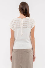 Load image into Gallery viewer, Eyelet Knit Top