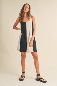 Dayna Color Block Mini Dress