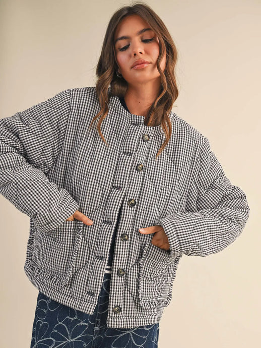 Contrast Collard Sweater