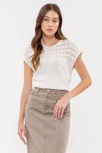 Load image into Gallery viewer, Eyelet Knit Top