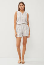 Load image into Gallery viewer, Striped Gauze Pull On Shorts