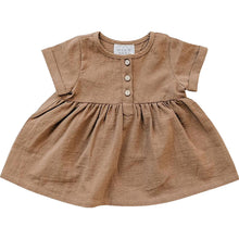 Load image into Gallery viewer, Camel Linen Cotton Dress