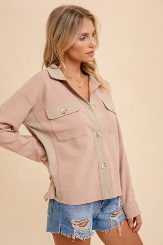 Heather Knit Short Shacket