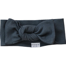 Load image into Gallery viewer, Charcoal Organic Cotton Ribbed Head Wrap