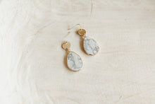Load image into Gallery viewer, Stone Teardrop Earring