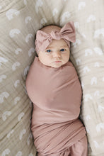 Load image into Gallery viewer, Dusty Rose Bamboo Head Wrap