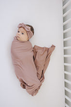 Load image into Gallery viewer, Dusty Rose Bamboo Head Wrap