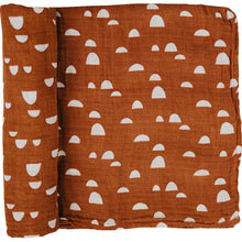 Load image into Gallery viewer, Arches Muslin Swaddle Blanket Freshly Picked + Mebie Baby