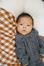 Load image into Gallery viewer, Charcoal Cable Knit Sweater