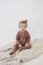 Load image into Gallery viewer, Dusty Rose Organic Cotton Ribbed Zipper