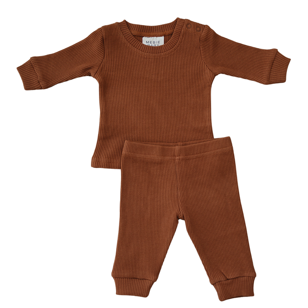 Copper Waffle Two-piece Cozy Set