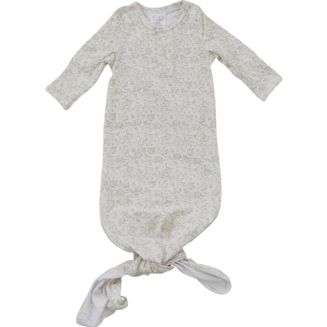 Cream Vines Knot Gown