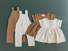 Load image into Gallery viewer, Camel Linen Cotton Dress