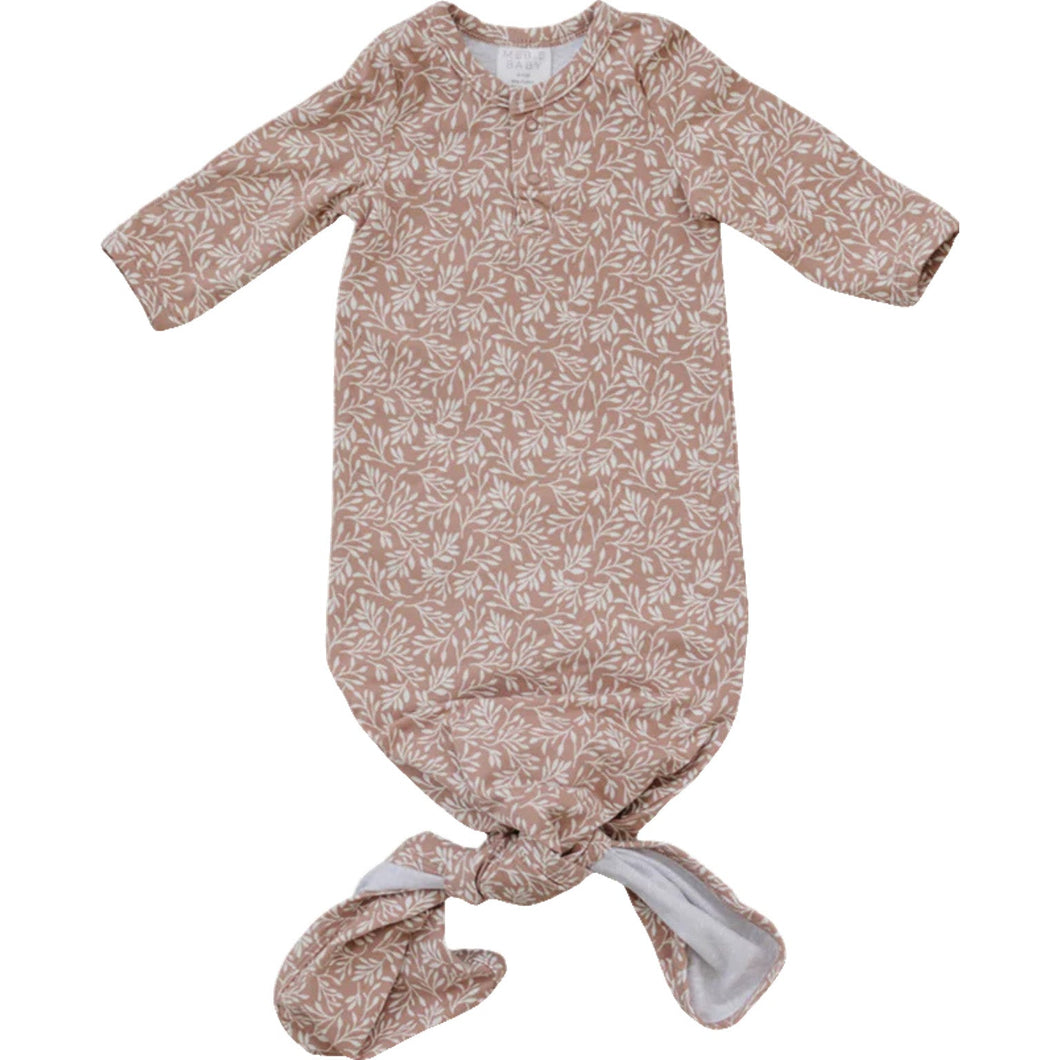 Dusty Rose Vines Knot Gown